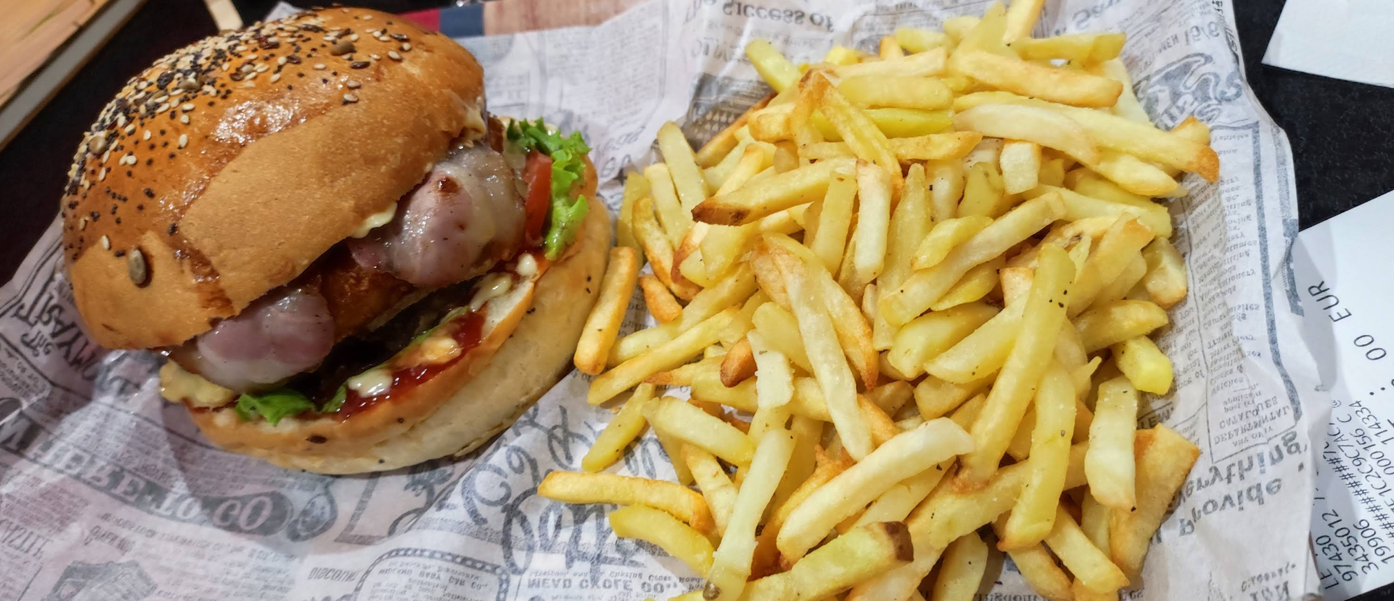 Menu burger frites Elo&Pat